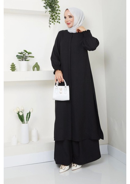 Kadın Uzun Ikili Tesettür Tunik Takım modelleri