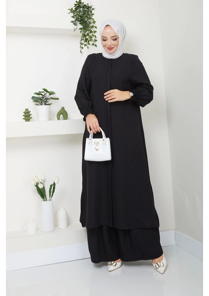 Kadın Uzun Ikili Tesettür Tunik Takım fırsatları