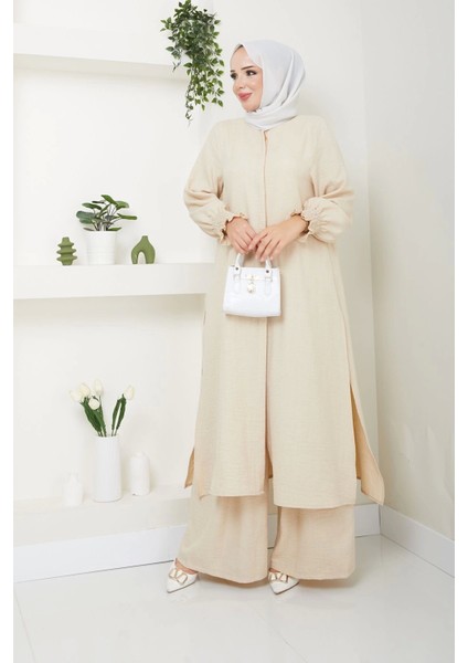 Kadın Uzun Ikili Tesettür Tunik Takım fırsatları