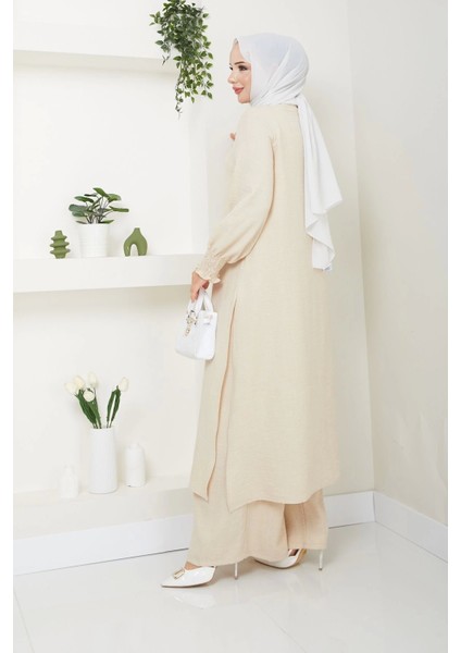 Kadın Uzun Ikili Tesettür Tunik Takım indirimleri