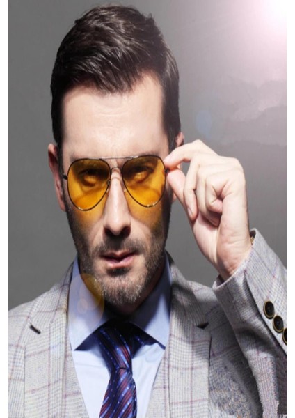Rayban Model Anti Far Gece Sürüş ve Sis Gözlüğü Fermuarlı Gözlük Kılıfı Hediyeli indirimleri