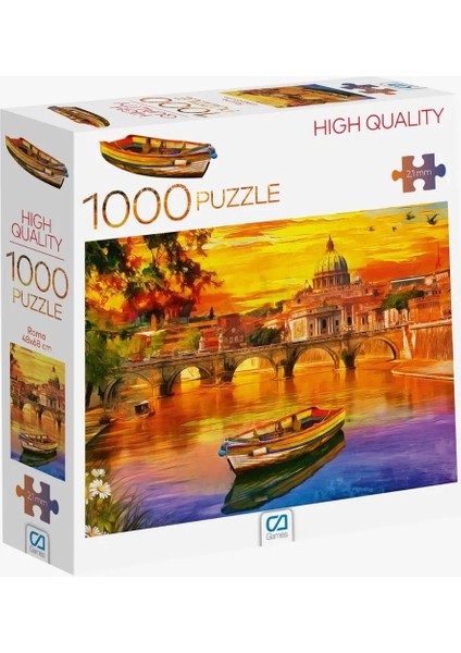 CA7033 1000 Parça Roma Puzzle 48X68 cm 2,1mm