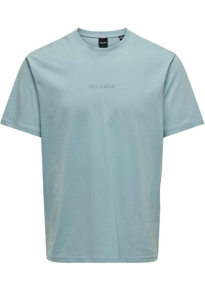 Onslevı Lıfe Reg Text Ss Tee Noos Organik Pamuk Erkek T-Shirt