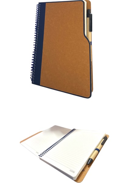 Sert Kapak 13X21 Lastikli Kalemli Günlük Defter 96 Ypr. Çizgili modelleri