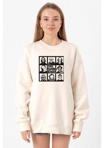 The Psycho Bunch Ekru Kadın 2ip Sweatshirt