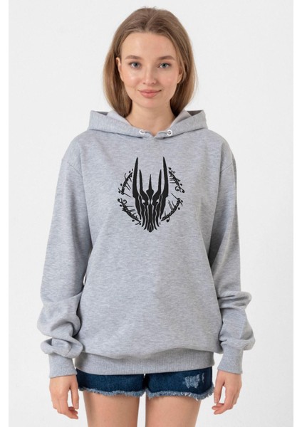 The Rings Of Power Sketch Grimelanj Kadın 3ip Kapşonlu Sweatshirt