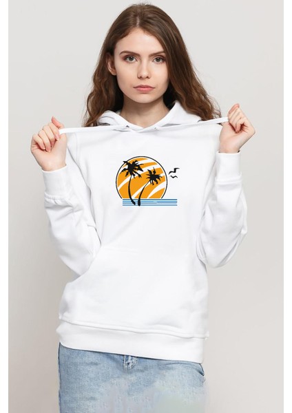 The Last Of Us Ellie Shirt Beyaz Kadın 3ip Kapşonlu Sweatshirt
