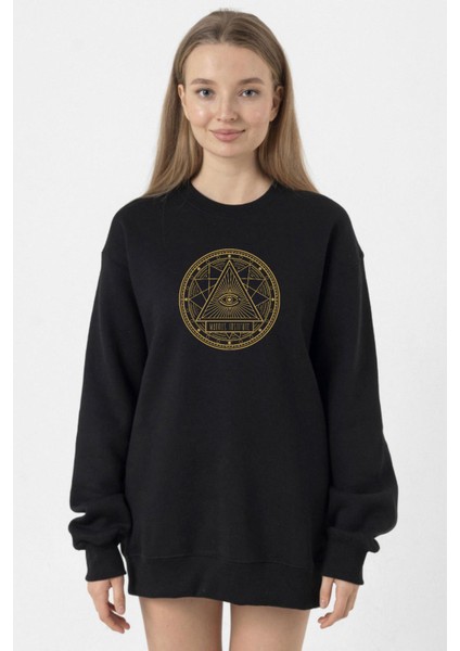 3 Body Problem Magnus Institute Siyah Kadın 2ip Sweatshirt
