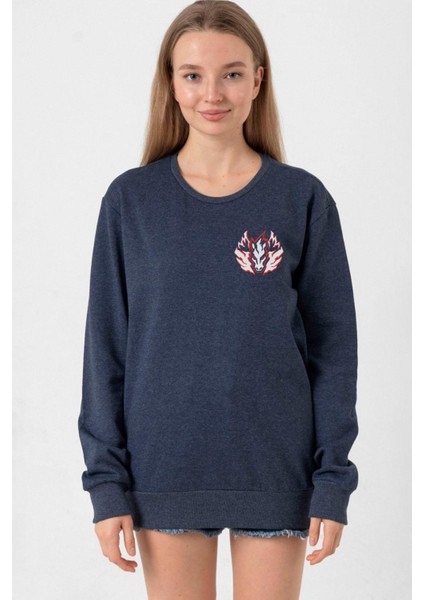 Beyblade Pegasus Minimalist Indigo Kadın 2ip Sweatshirt