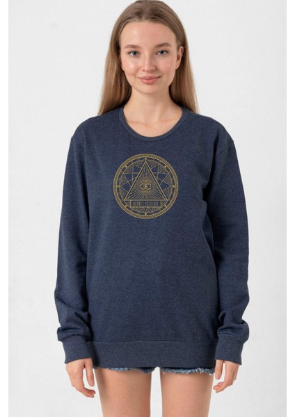 3 Body Problem Magnus Institute Indigo Kadın 2ip Sweatshirt