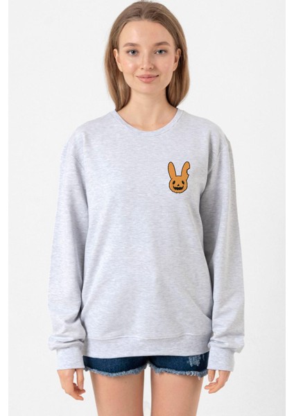 Bad Bunny Halloween Grimelanj Kadın 2ip Sweatshirt
