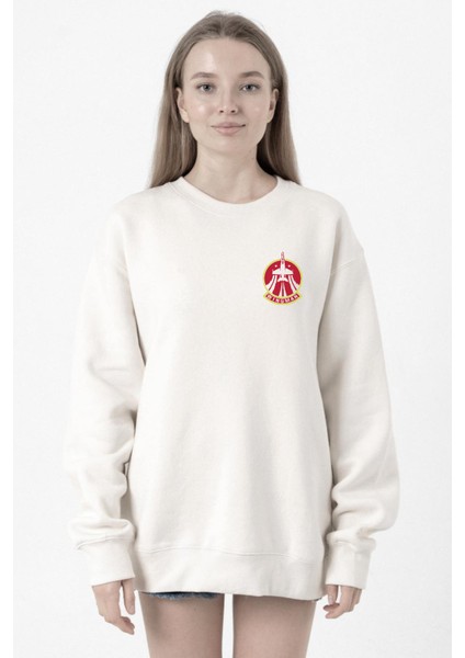 Top Gun Wingman Beyaz Kadın 2ip Sweatshirt