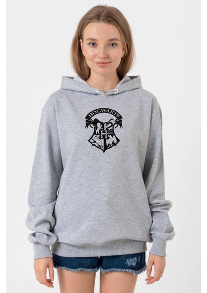Hp Hogwarts Grimelanj Kadın 3ip Kapşonlu Sweatshirt