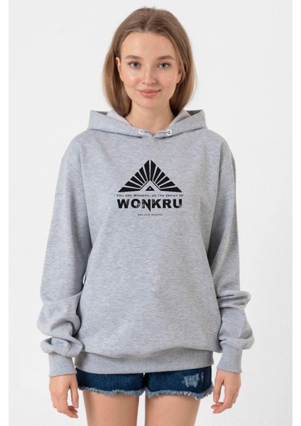THE100 Wonkru Sembol Grimelanj Kadın 3ip Kapşonlu Sweatshirt