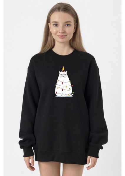Grumpy Christmas Siyah Kadın 2ip Sweatshirt