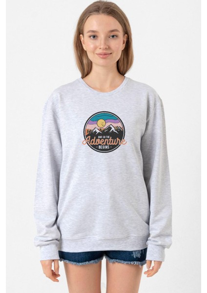 And So The Adventure Begins Grimelanj Kadın 2ip Sweatshirt