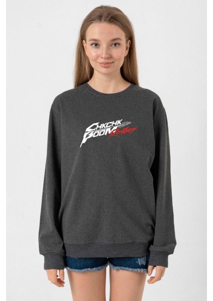 Stray Kids Chk Chk Boom Füme Kadın 2ip Sweatshirt