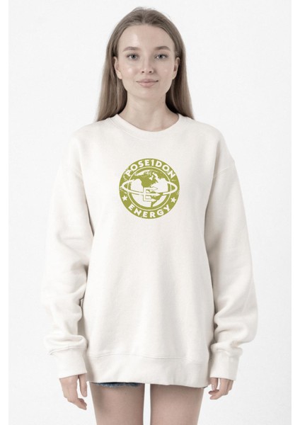 Fallout Poseidon Energy Beyaz Kadın 2ip Sweatshirt