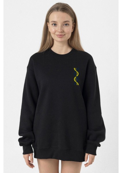 Sarı Lacivert Dna Siyah Kadın 2ip Sweatshirt