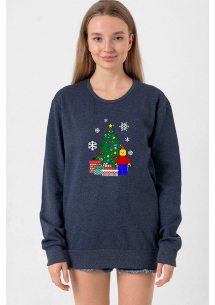 LEGO Man Christmas Indigo Kadın 2ip Sweatshirt