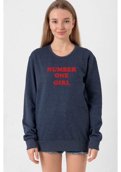 Rose Number One Girl Indigo Kadın 2ip Sweatshirt
