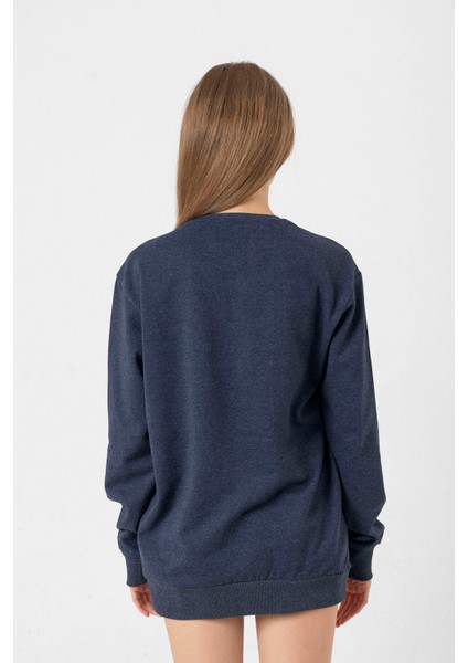 Rose Number One Girl Indigo Kadın 2ip Sweatshirt modelleri