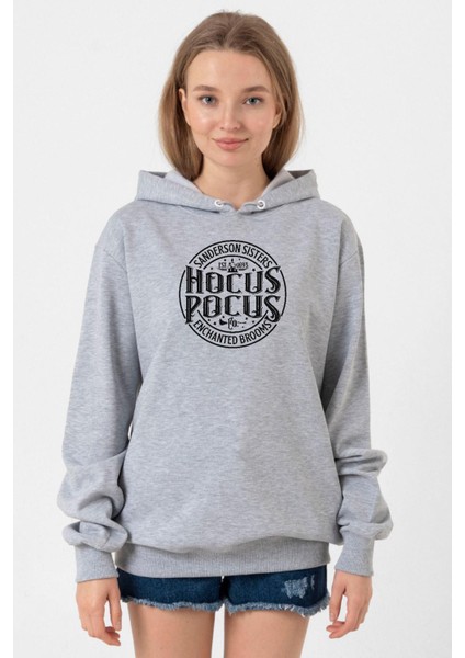 Hocus Pocus Sanderson Sisters Grimelanj Kadın 3ip Kapşonlu Sweatshirt