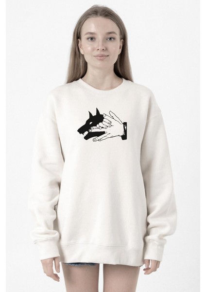 Jujutsu Kaisen Anime Divine Dogs Beyaz Kadın 2ip Sweatshirt