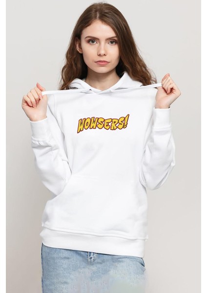 Inspector Gadget Wowsers Beyaz Kadın 3ip Kapşonlu Sweatshirt