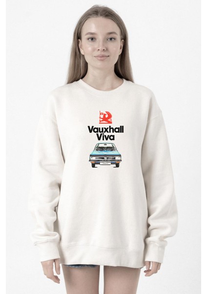 Gran Turismo Vauxhall Viva Beyaz Kadın 2ip Sweatshirt