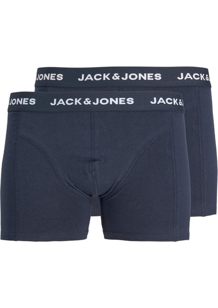 Jack & Jones Jacorganic Trunks 2 Pack Giftbox Erkek Lacivert 2'li Boxer - 12222565