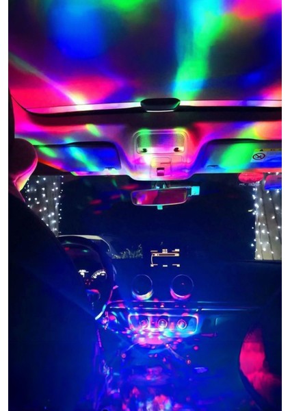 Sese Duyarlı USB Rgb Ledli Disco Topu Disko Topu 5W