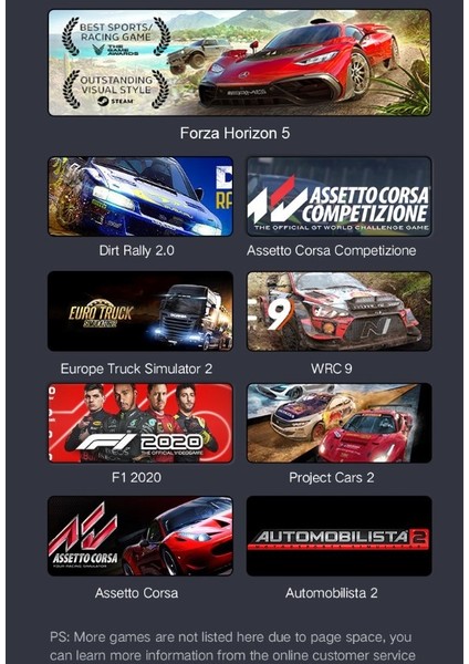V10 Ps5 Oyun Direksiyon Seti Yarış Direksiyonu Ayarlanabilir 6+1 Vites Ps5 Ps4 Pc Xbox One