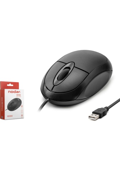 ND3252 Mouse Kablolu USB 800 Dpı 110CM