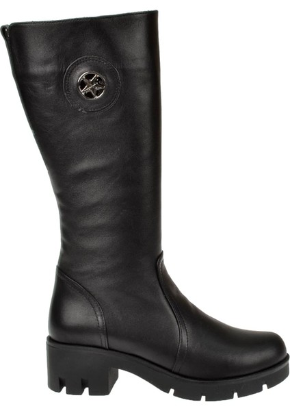 Diz Altı Kadın Çizme PLM-1642 Siyah fiyatları