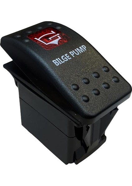 Pompa Işıklı 3p On-Off 12-24V Marın Swıtch (IC-134M-S8) (4825)