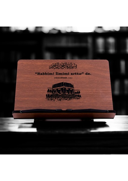 Kitap Okuma Standı Masaüstü Ahşap Kuran Rahlesi Tablet Tutucu modelleri