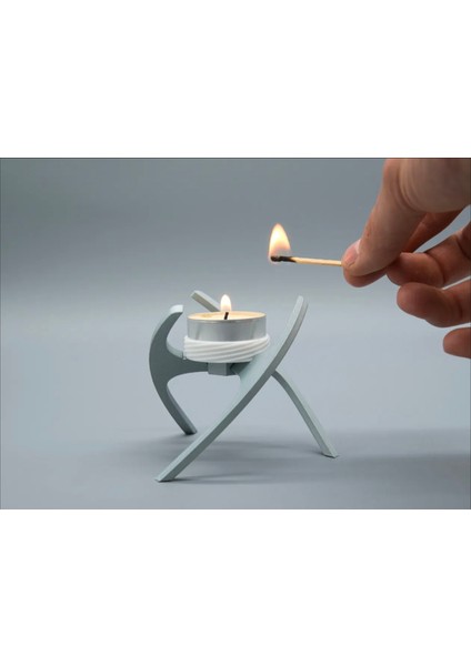 Tealight Mum-Mumluk- Dekoratif Mum- Şamdan- Dekoratif Şamdan-1 Adet-All Tasarım