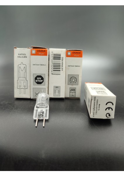 (G.6) Halojen Avize Ampulü. (50.watt) Şeffaf Renkte (5.adetli Paket) modelleri