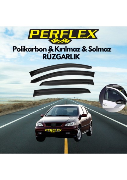 Perflex Polikarbon Kırılmaz Rüzgarlık V2 Mugen Opel Astra G 1998-2004