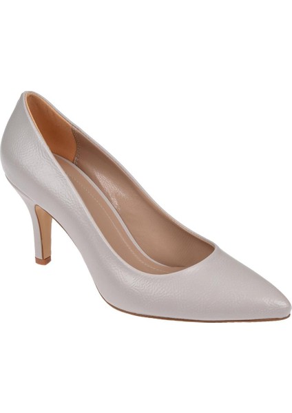 7,5 cm Topuklu Kadın Ayakkabı Stiletto MAK-412 Taş