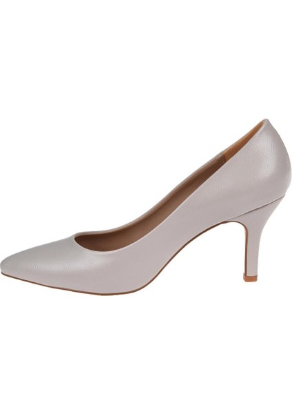 7,5 cm Topuklu Kadın Ayakkabı Stiletto MAK-412 Taş