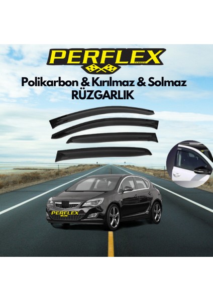 Perflex Polikarbon Kırılmaz Rüzgarlık V2 Mugen Opel Astra H 2004-2009