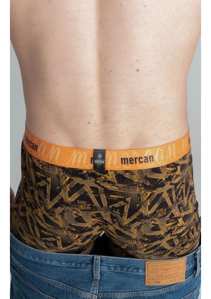 Erkek Çok Renkli 3'lü Likralı Pamuklu Boxer (Beyaz Bordo Geometrik) fiyatları