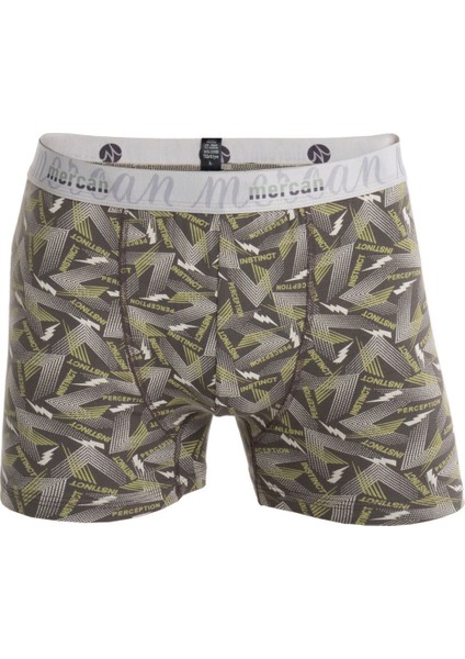 Desenli Likralı Pamuklu Perfection Baskılı Erkek Boxer