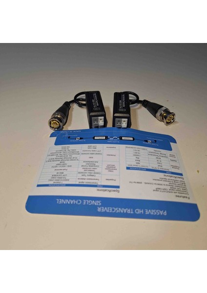 Balun Cat5 Cat6 ile Bnc Kamera Montaj Bnc Dönüştürücü Pasif Balun