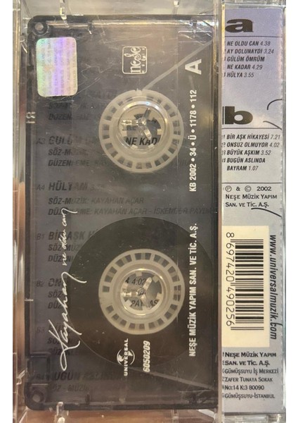 Kayahan – Ne Oldu Can 2002 Baskı (Kaset) fiyatları