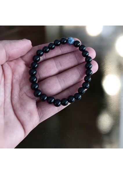 Sodalit Bileklik Oniks Bileklik Gerçek Doğal Taş Bileklik - Mantık Sezgi - Etkili Konuşma - Sevgiliye Hediye fırsatları