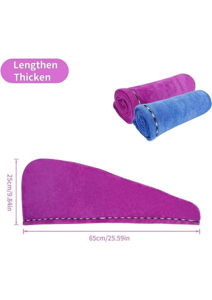 Mikrofiber 2 Düğmeli Saç Havlusu fırsatları