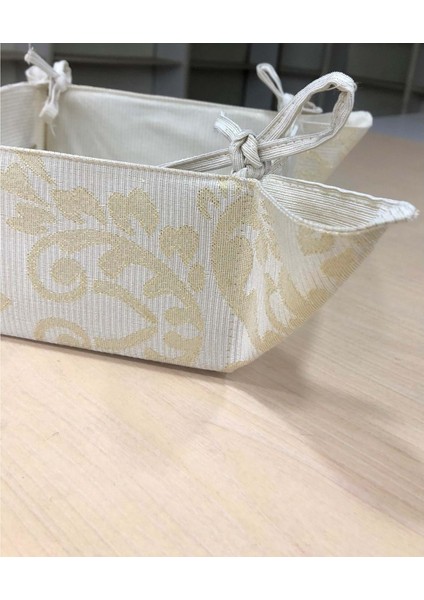 Ekmek Sepeti Gold Simli Jakarlı Sıvı Geçirmez Lure x Kumaş 35 x 35 cm modelleri